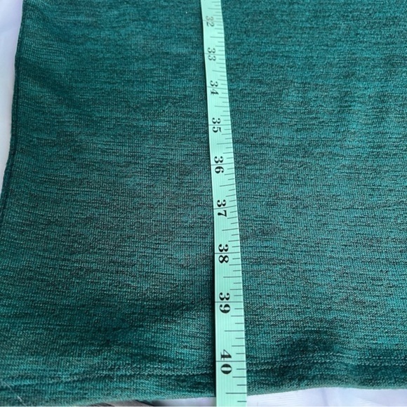 Banana Republic Luxespun Mock-Neck Sweater Dress Side Slit, Green, XSP NWT - Picture 12 of 13